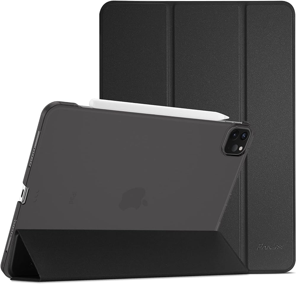 Etui Apple pour Ipad 12.9 pouces 2022 Noir et Vert