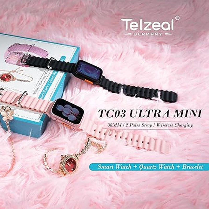 Montre Connectée Telzeal TC03 Ultra Mini Rose