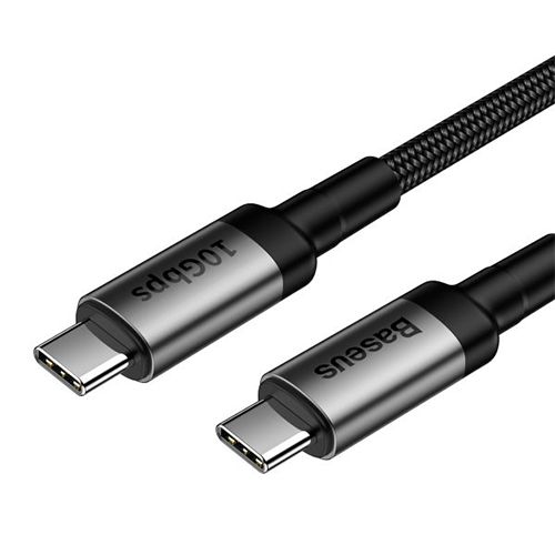 câble Cafule Type-C PD 3.1 100W Gris Noir