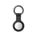 Silicone porte clé pour airtag noir