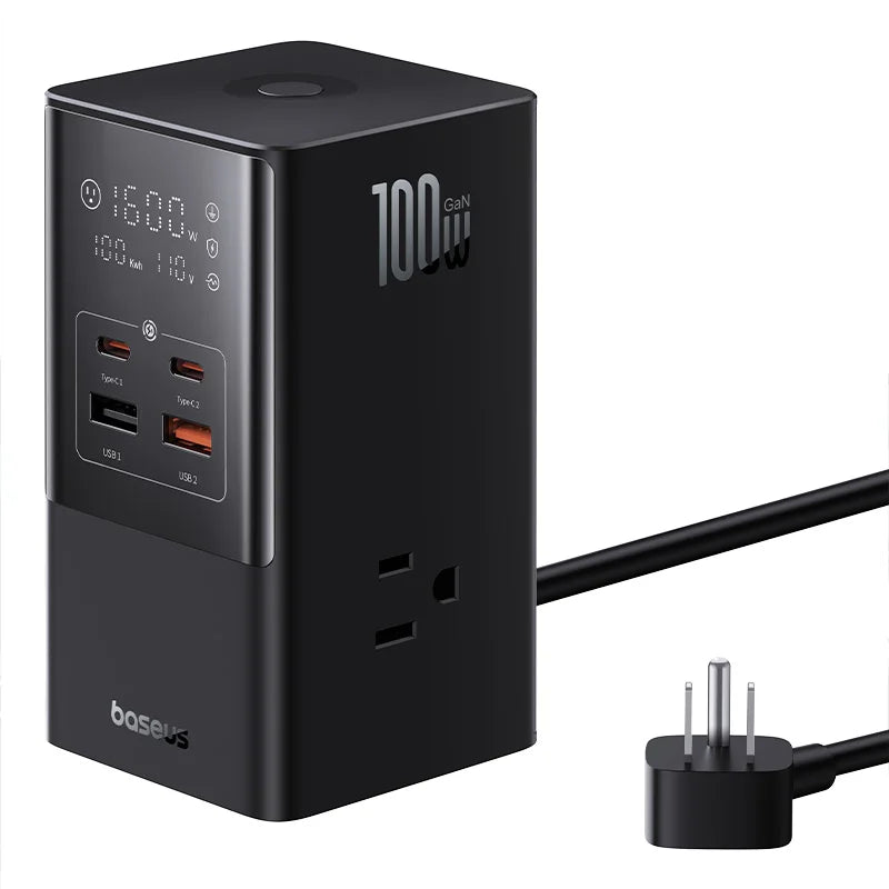 Miltuprise Baseus PowerCombo Tower Power Strip PD 100W