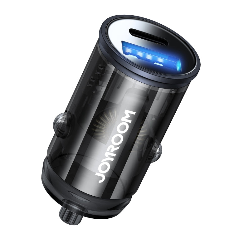 Joyroom mini double port USB Type C / USB 20 W 3 A chargeur de voiture intelligent