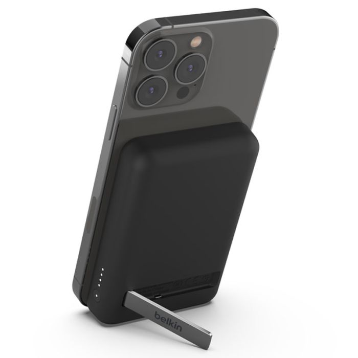 POWER BANK BELKIN BOOST CHARGE MAGSAFE 5000MAH + SUPPORT - NOIR