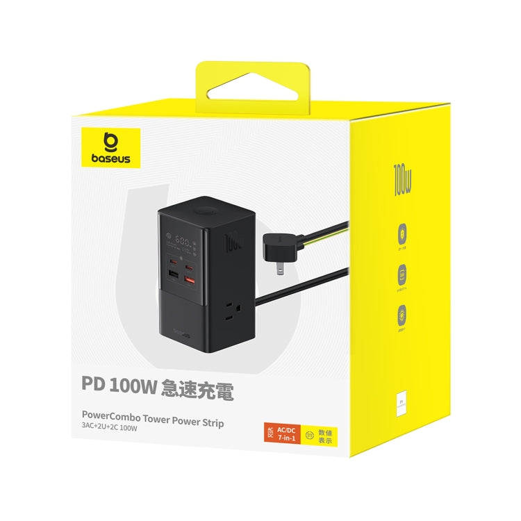 Miltuprise Baseus PowerCombo Tower Power Strip PD 100W