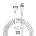Câble Magnétique USB-C - Baseus -  60W 2m - Blanc