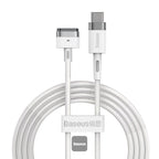 Câble Magnétique USB-C - Baseus -  60W 2m - Blanc