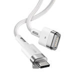 Câble Magnétique USB-C - Baseus -  60W 2m - Blanc