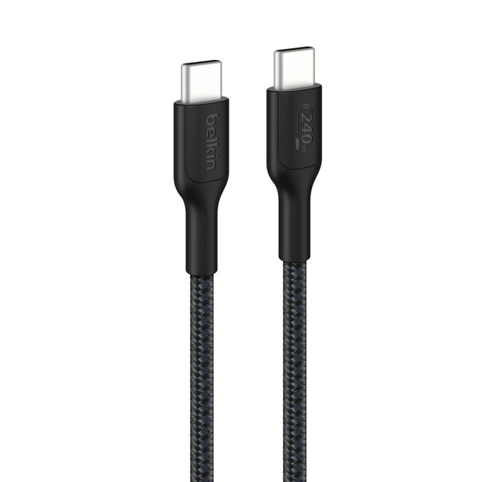 Câble Belkin BoostCharge Pro USB-C vers USB-C 240W 2m Tressé
