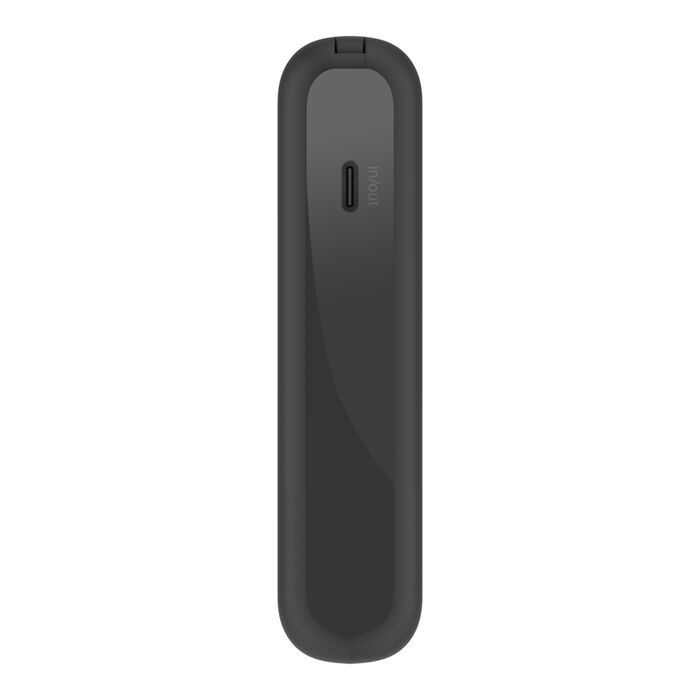 BoostCharge-Power Bank 10K with Integrated Cable- NOIR
