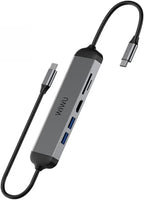 Hub USB-C WiWU Alpha 5-en-1 A521H - Gris