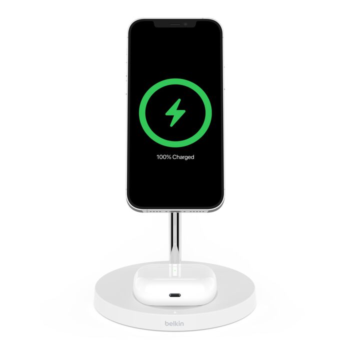 Chargeur sans fils Belkin Boost Charge Pro 2-in-1 Blanc