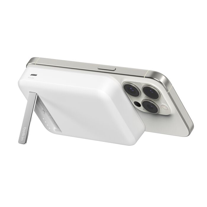 BoostCharge Pro Magnetic Power Bank with Qi2 15W 10K- BLANC