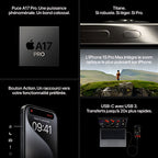 IPHONE 15 PRO MAX 256GO BLANC TITANIUM - APPLE