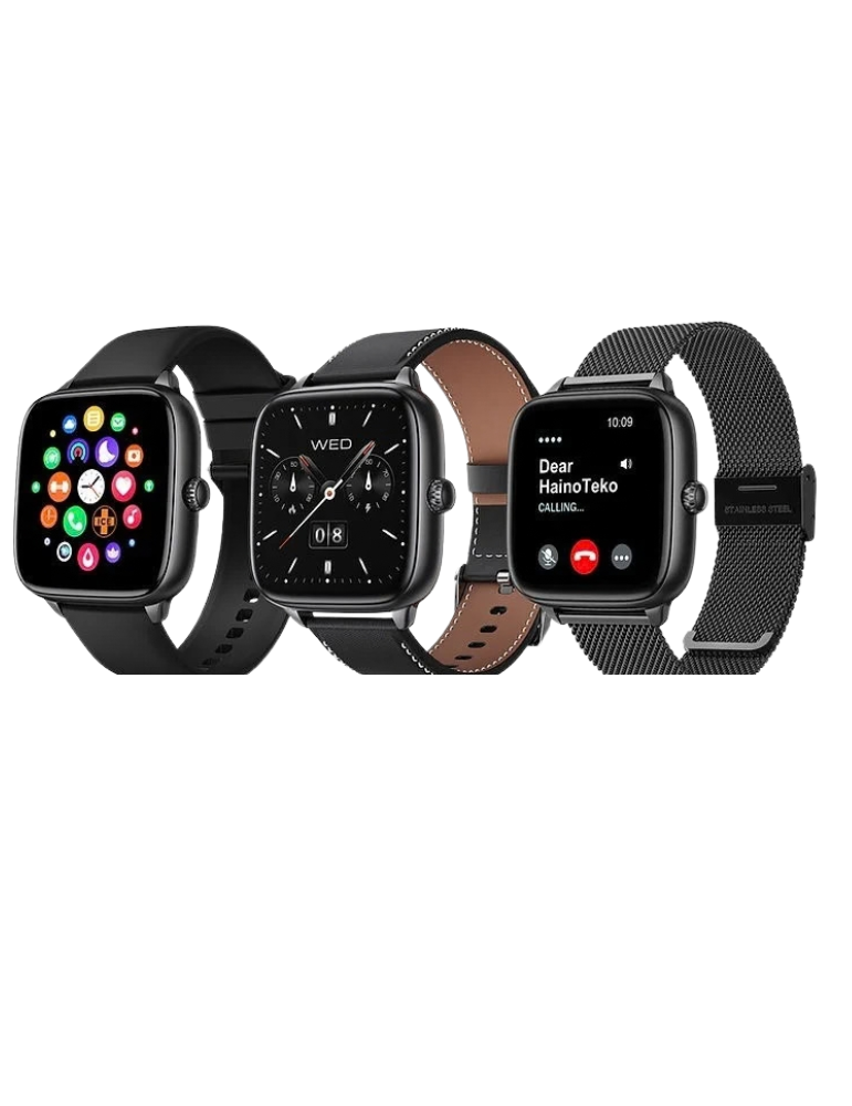 Montre Connectée Haino Teko Mini SQ-19 Waterproof avec 3 Bracelets