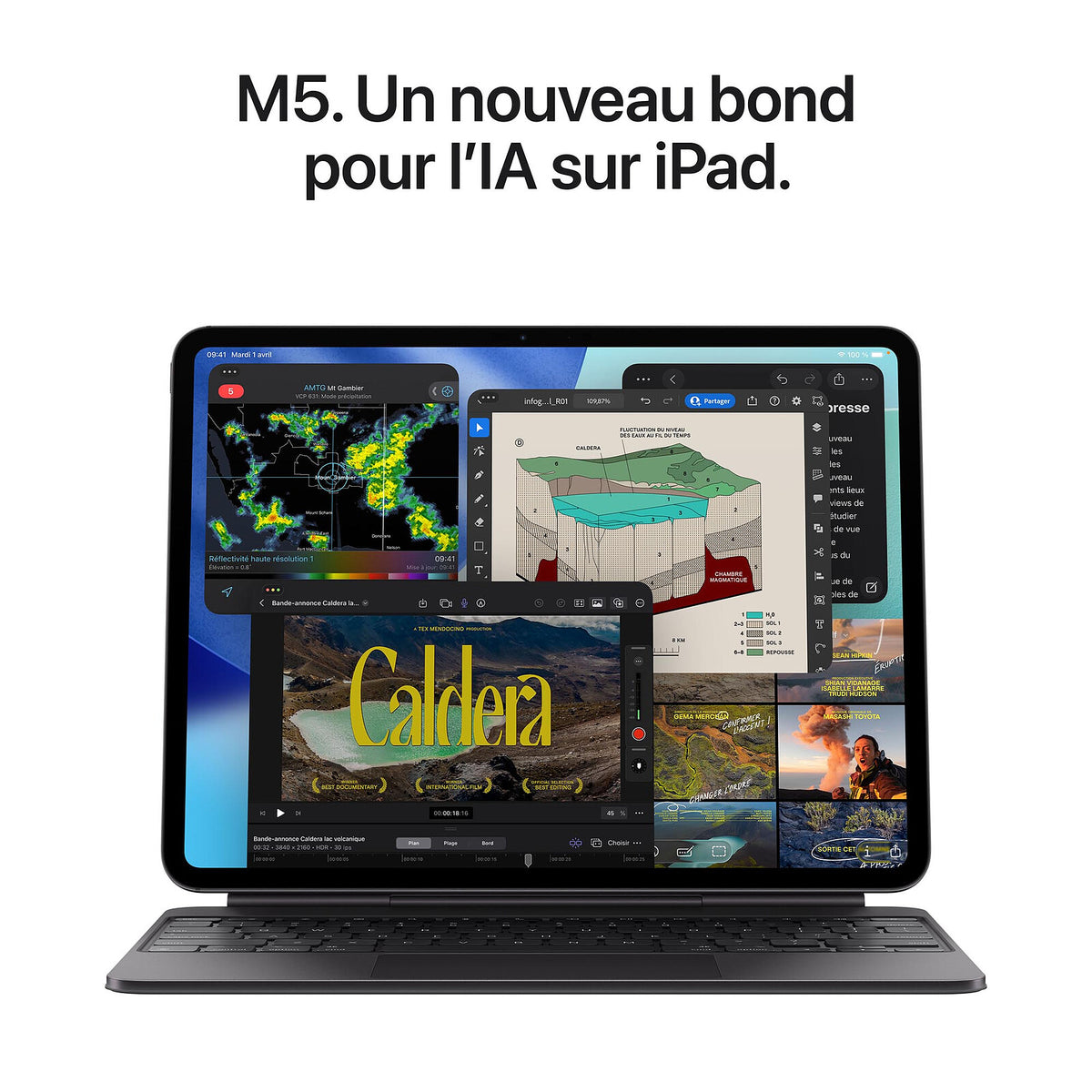 iPad Pro M5 11 pouces 256 Go Wi-Fi + Cellular | Noir