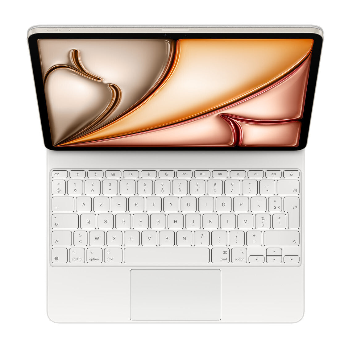 Magic Keyboard pour iPad Air 13 pouces (M4) – Français – Blanc