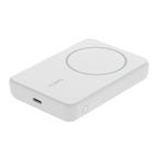 POWER BANK BELKIN BOOST CHARGE MAGSAFE 5000MAH + SUPPORT - BLANC