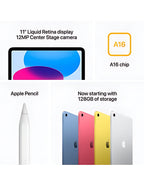 iPad 11è génération A16 128Go Wi-Fi bleu