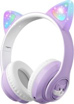 Cat ear sans fil bluetooth headset stn-28 noir stéréo confort réduction