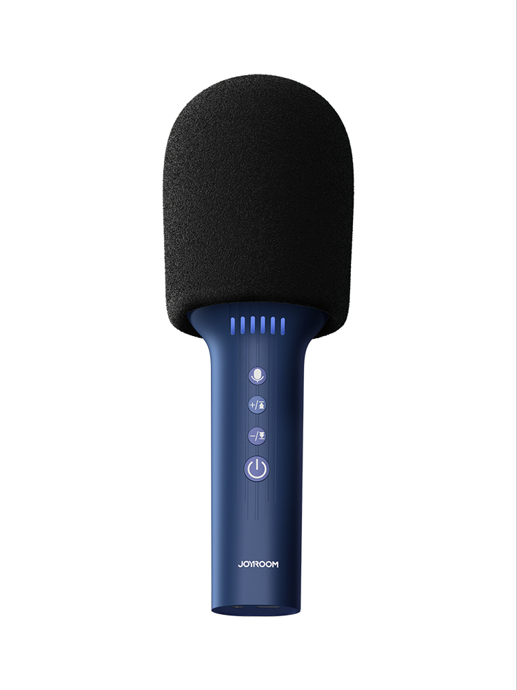 00a778_2917b8c38de143ef8f8d875e625cd9c6mv2.jpg Microphone à main JR-MC5 avec haut-parleur.Color: Blue. – Image 1