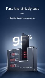 Verre trempé anti-espion Joyroom Knight 2,5D Privacy TG pour iPhone 13 Pro Max ( – Image 6