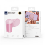 WIWU WI-W016 WIRELESS CHARGER SELFIE STICK - PINK – Image 2
