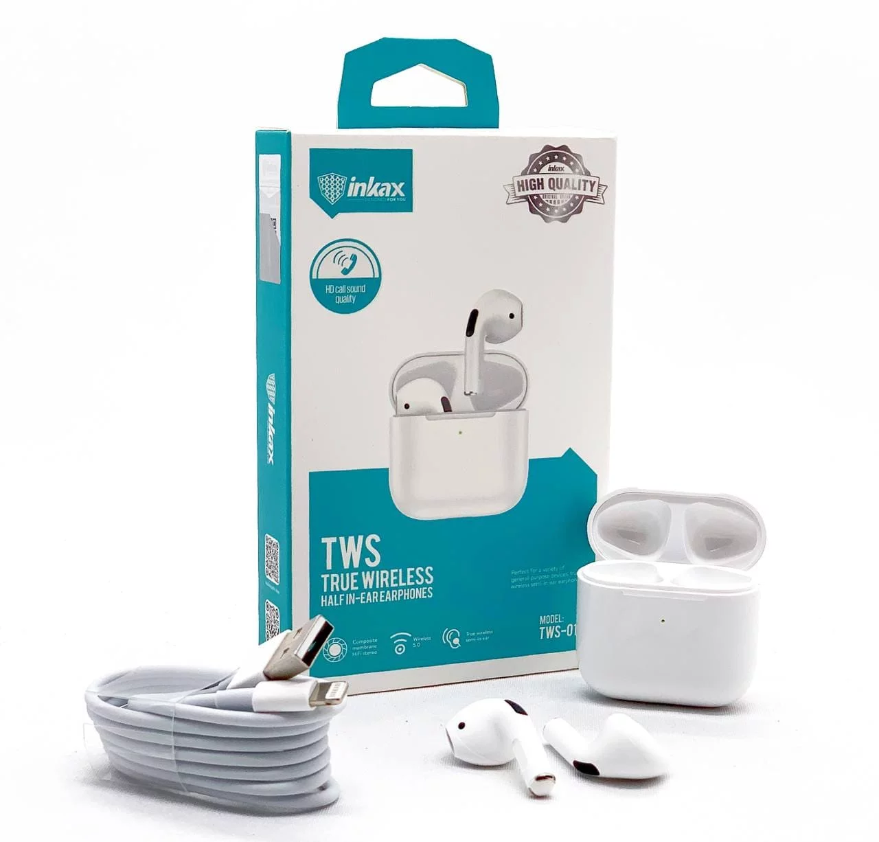 00a778_9ce624044b16405b805578f5485224f2mv2.webp ECOUTEURS SANS FIL INKAX TWS-01S- BLANC – Image 1