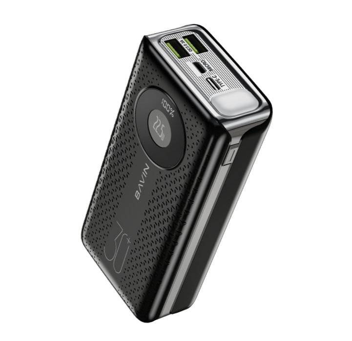 00a778_a2d367185ed54fabb4fd9ea69c1285f4mv2.jpg Power Bank Bavin 30000mAh 22.5W avec aficheur et lampe – Image 1