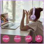 Cat ear sans fil bluetooth headset stn-28 noir stéréo confort réduction – Image 5