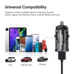 Joyroom mini double port USB Type C / USB 20 W 3 A chargeur de voiture intellige – Image 6