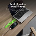 USB-C to USB-C Cable 60W, 3.3ft/1m, White – Image 4