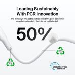 USB-C to USB-C Cable 60W, 3.3ft/1m, White – Image 7