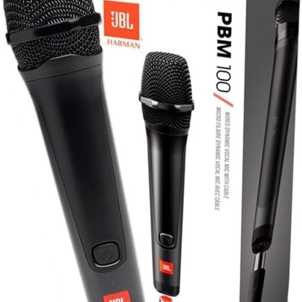 JBL PBM100 – Microphone Dynamique avec fil – Noir