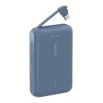 BoostCharge-Power Bank 10K with Integrated Cable- BLEU – Image 3