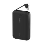 BoostCharge-Power Bank 10K with Integrated Cable- NOIR – Image 3