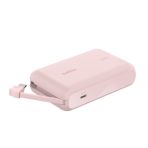 BoostCharge-Power Bank 10K with Integrated Cable- rose