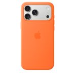 Coque Silicone pour iPhone 17 Pro Max - MagSafe - Orange – Image 3