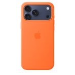 Coque Silicone pour iPhone 17 Pro Max - MagSafe - Orange – Image 2