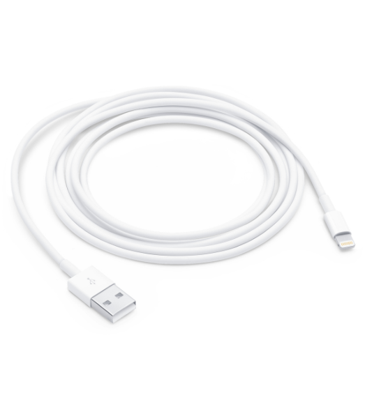 Câble USB vers Lightning 2 m – charge et synchronisation pour iPhone et iPad