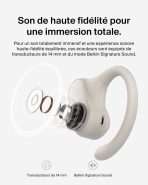 Écouteurs sans fils Oreilles Libres Belkin SoundForm - Beige – Image 3