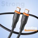 Cable Rapide type-C vers Type-C VIDVIE 60w 1M – Image 2