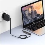 WIWU ALPHA 5 IN 1 USB-C HUB A521H - Gris – Image 3