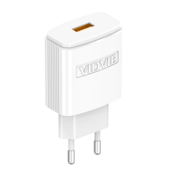 CHARGEUR RAPIDE VIDVIE USB PLE244  2.4A
