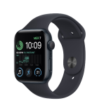 Apple Watch SE GPS 44 mm avec boîtier en aluminium et bracelet sport minuit - M/L