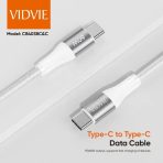 Cable Rapide type-C vers Type-C VIDVIE 60w 2M – Image 2