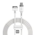 Baseus Zinc Magnetic Series iP Laptop Charging Cable Type-C to T-shaped Port 60W (2m) White – Image 4