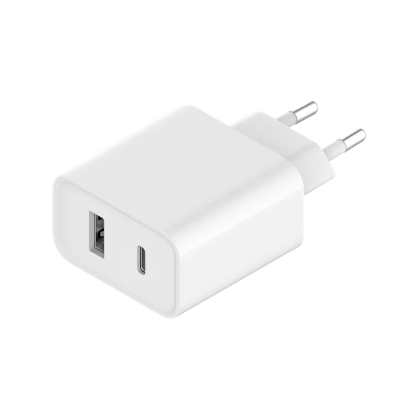 Chargeur Secteur Xiaomi 2 Ports USB, Type-C 33W