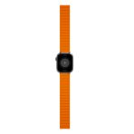Bracelet magnétique JCPal FlexForm pour Apple Watch 42, 44 et 45 mm, noir et orange – Image 2