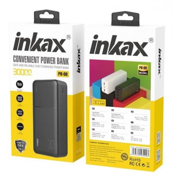 POWER BANK INKAX PB-02A 30000 MAH